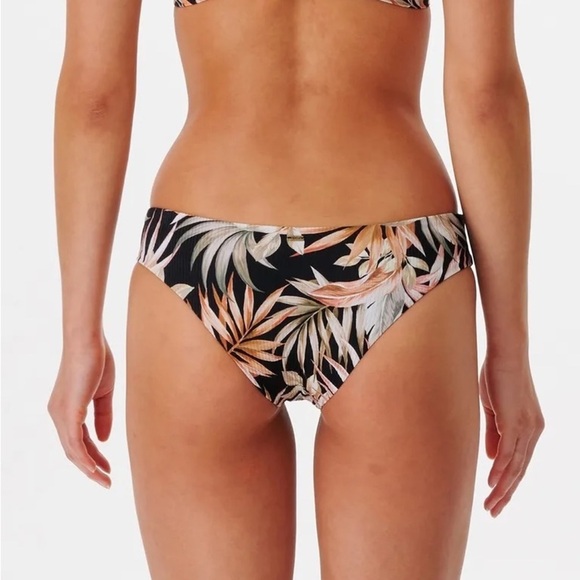 ☀️HURLEY☀️RIP CURL☀️ SOLID ADJUSTABLE BIKNI TOP HAVANA CHEEKY HIPSTER BIKINI - Picture 12 of 15